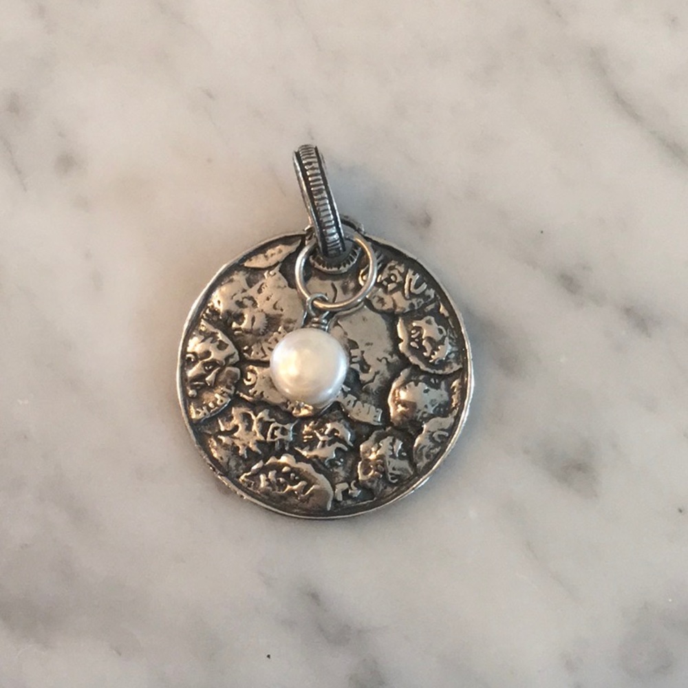 Silpada Sterling Silver Pendant with Pearl